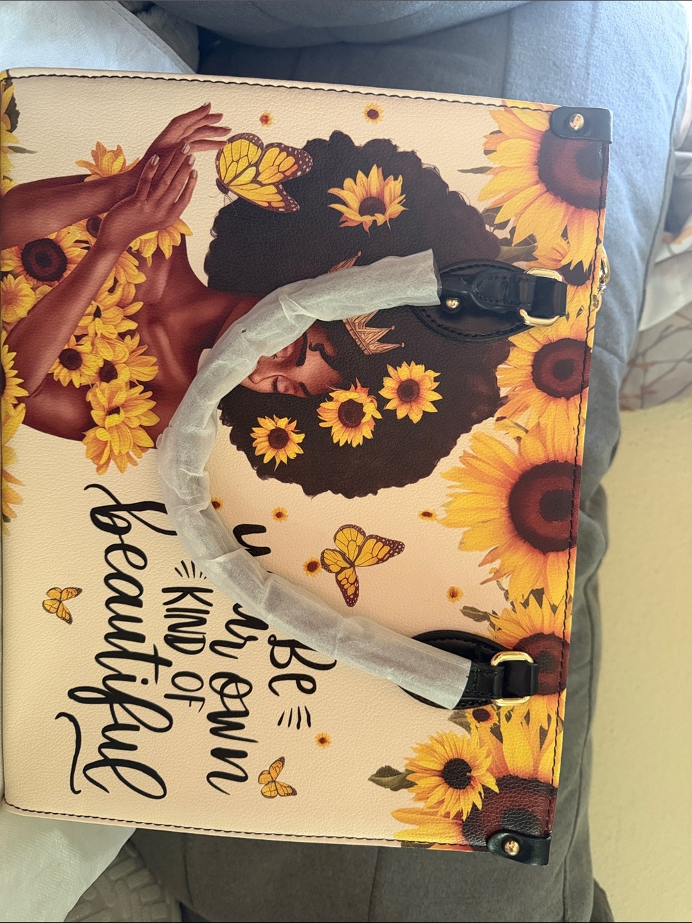 Beautiful Sunflower Handbag - Picture 3 of 4